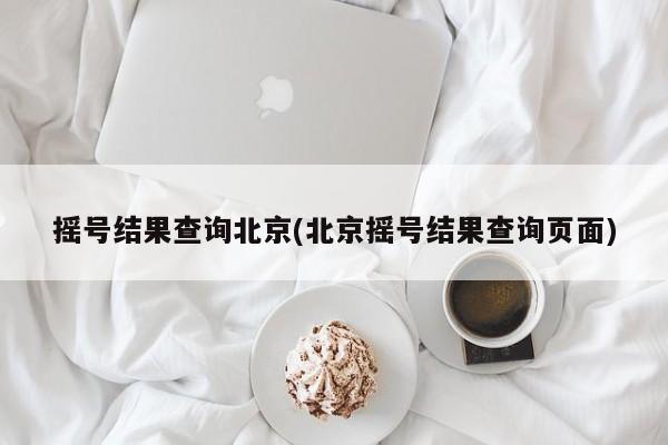 摇号结果查询北京(北京摇号结果查询页面)